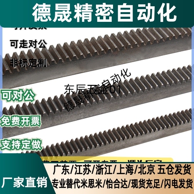 齿条 带沉头或螺纹孔0.5模 1模RGEAL LRGEA RGEASL RGEAS1.0N-100
