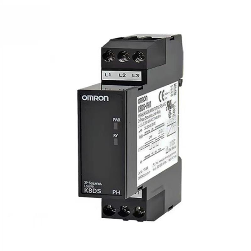 正品欧姆龙三相电源相序保护继电器K8DS-PH1电梯相序继电器