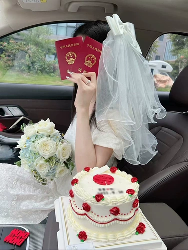 Основное свадебное платье для жениха с головным убором марли для брака, зарегистрироваться, сфотографироваться, белая свадьба, маленькая легкая короткая девочка и дети