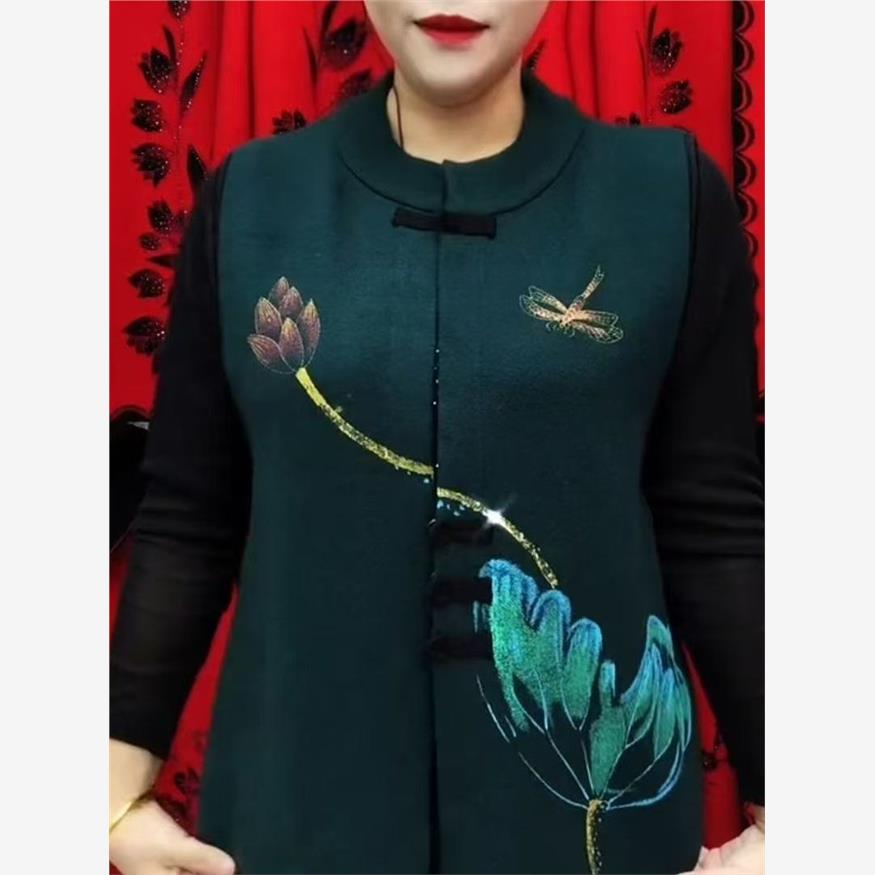 双面绒针织马甲女秋冬新