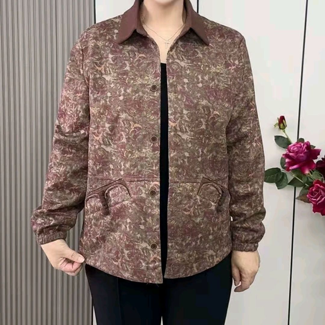 中老年女装宽松短款外套
