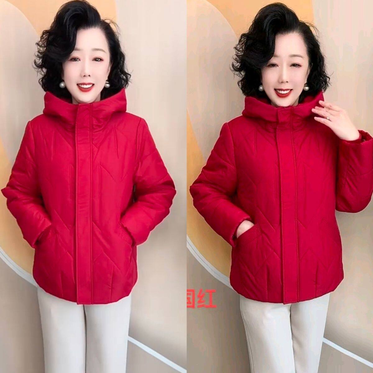 中老年妈妈奶奶冬装加厚