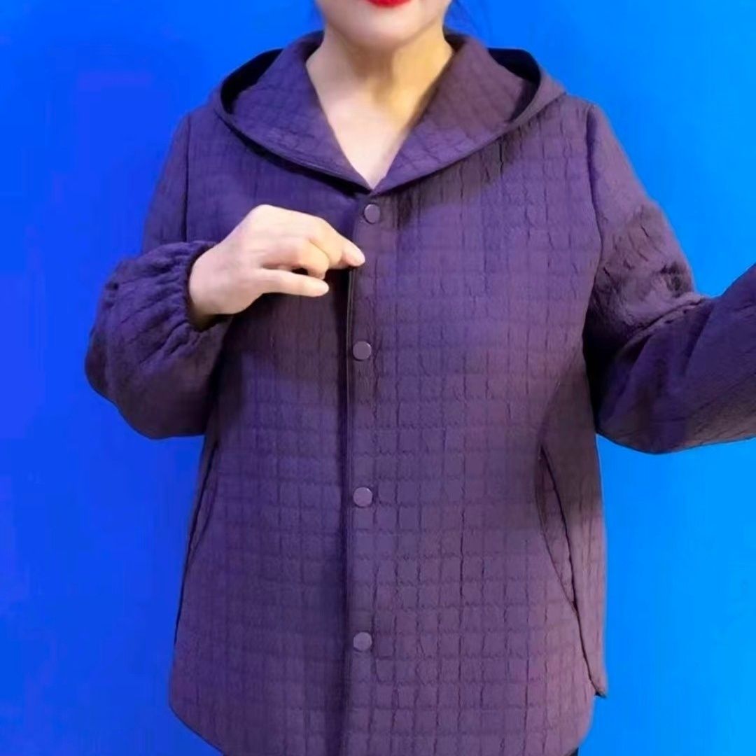 休闲连帽短款上衣外套女2