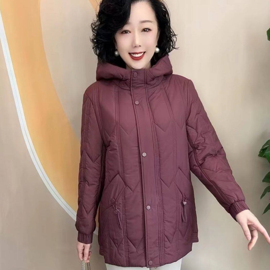 妈妈新款棉服外套棉衣秋