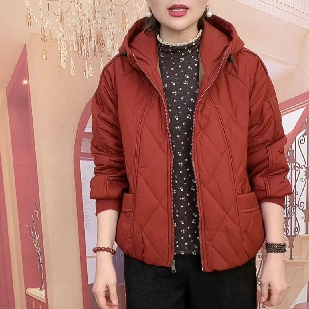 2026秋冬休闲妈妈棉服上