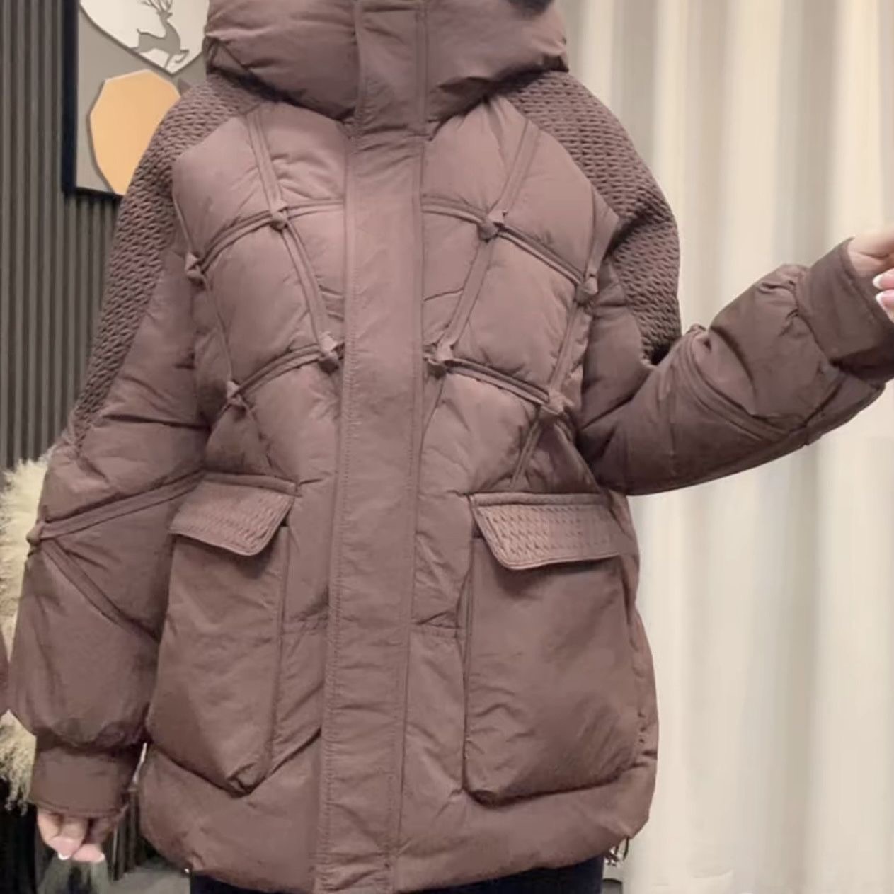 高端秋冬棉衣棉服冬季2025新款时尚小个子宽松加厚外套棉袄