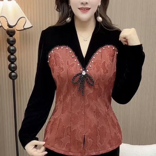 法式气质撞色拼接收腰显