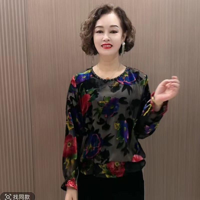 2026秋季圆领金丝绒新款