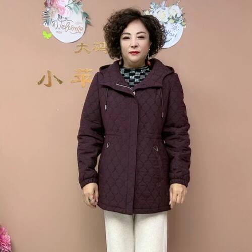 秋冬加厚绒外套中老年新