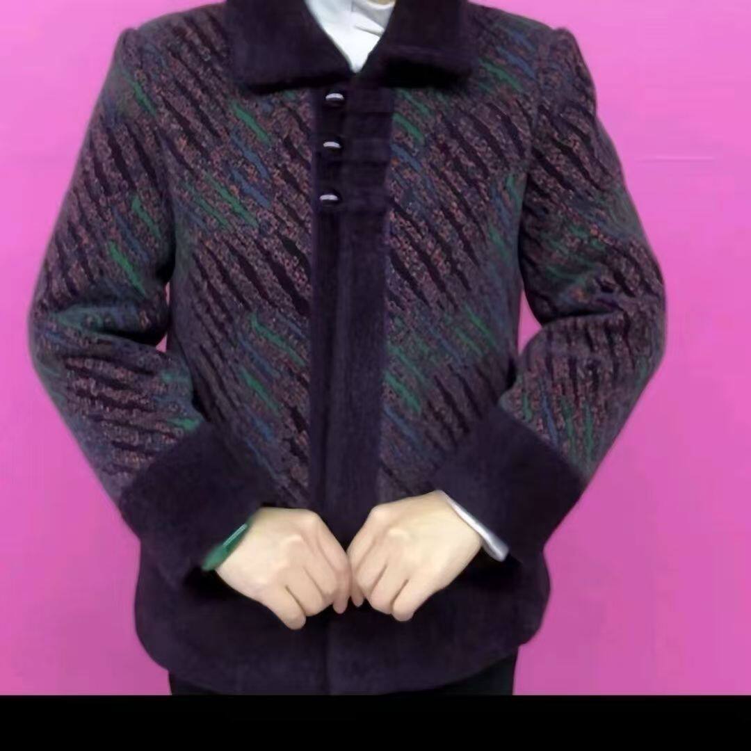 奶奶冬装加绒中式加厚保