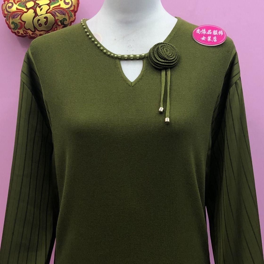 2025新款圆领立体花针织