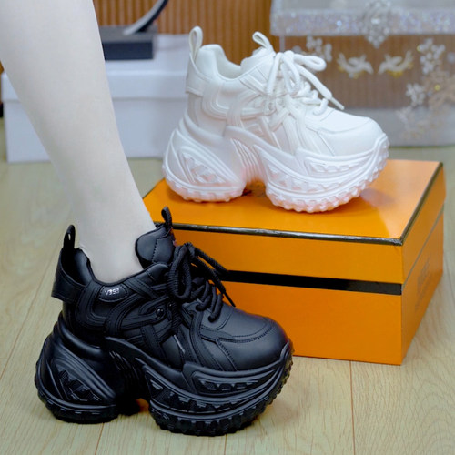 小个子厚底增高休闲老爹鞋