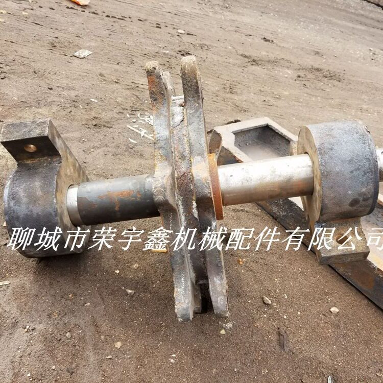 出渣机十字钢板前轴承 铸钢刮板七角前轴承座 全套前轴承厂家