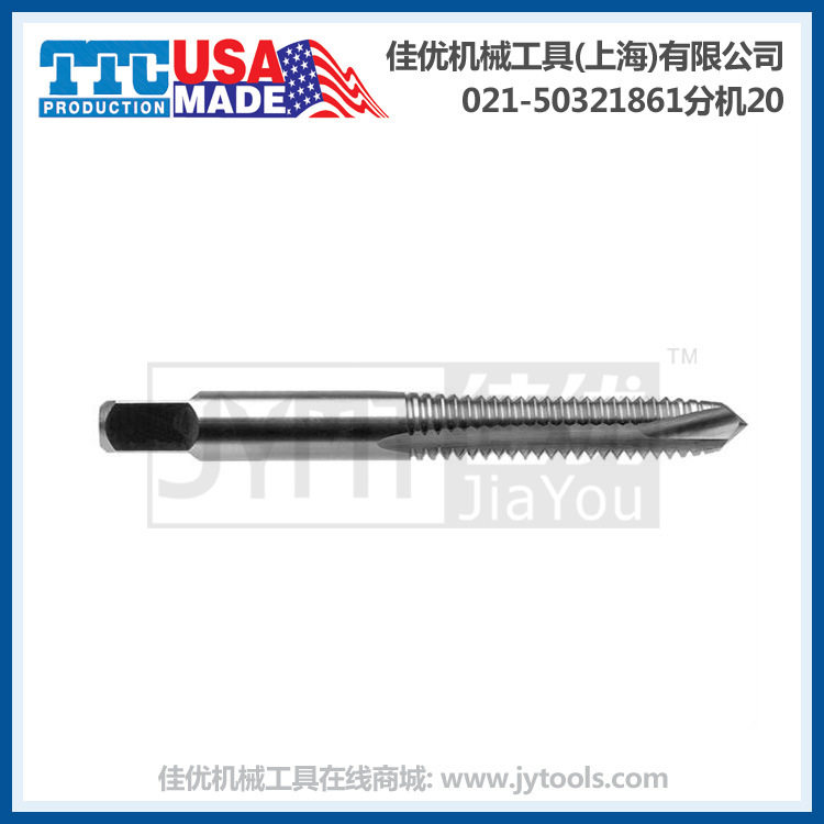 TTC USA 硬质合金英制螺尖丝锥#6 8 10 1/4 5/16 3/8