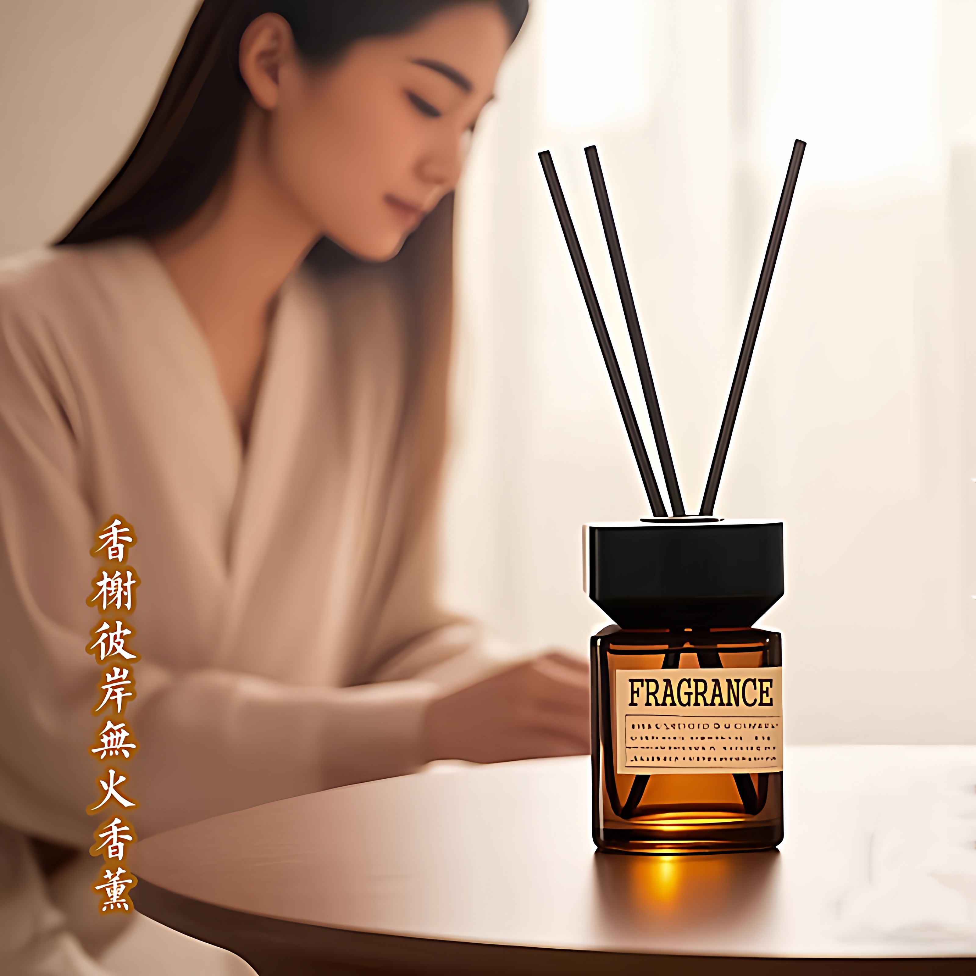 无火香薰精油清新空气卧室香氛