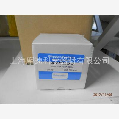 GE whatman 25mm塑料换膜多次性针头过滤器 420200