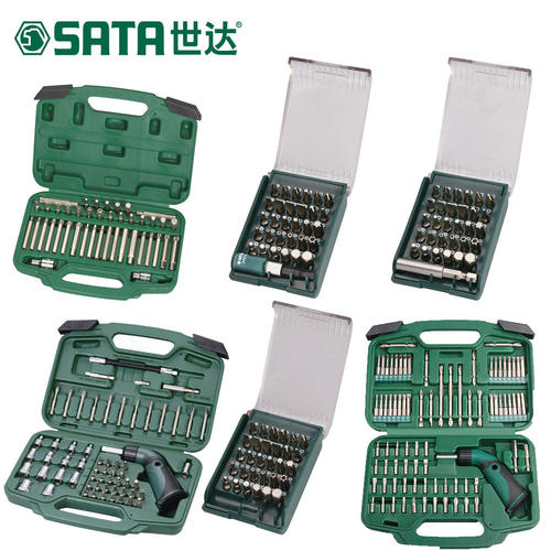 世达60件/80件/42件6.3/8MM系列套筒旋具头组套09324/09326/09331