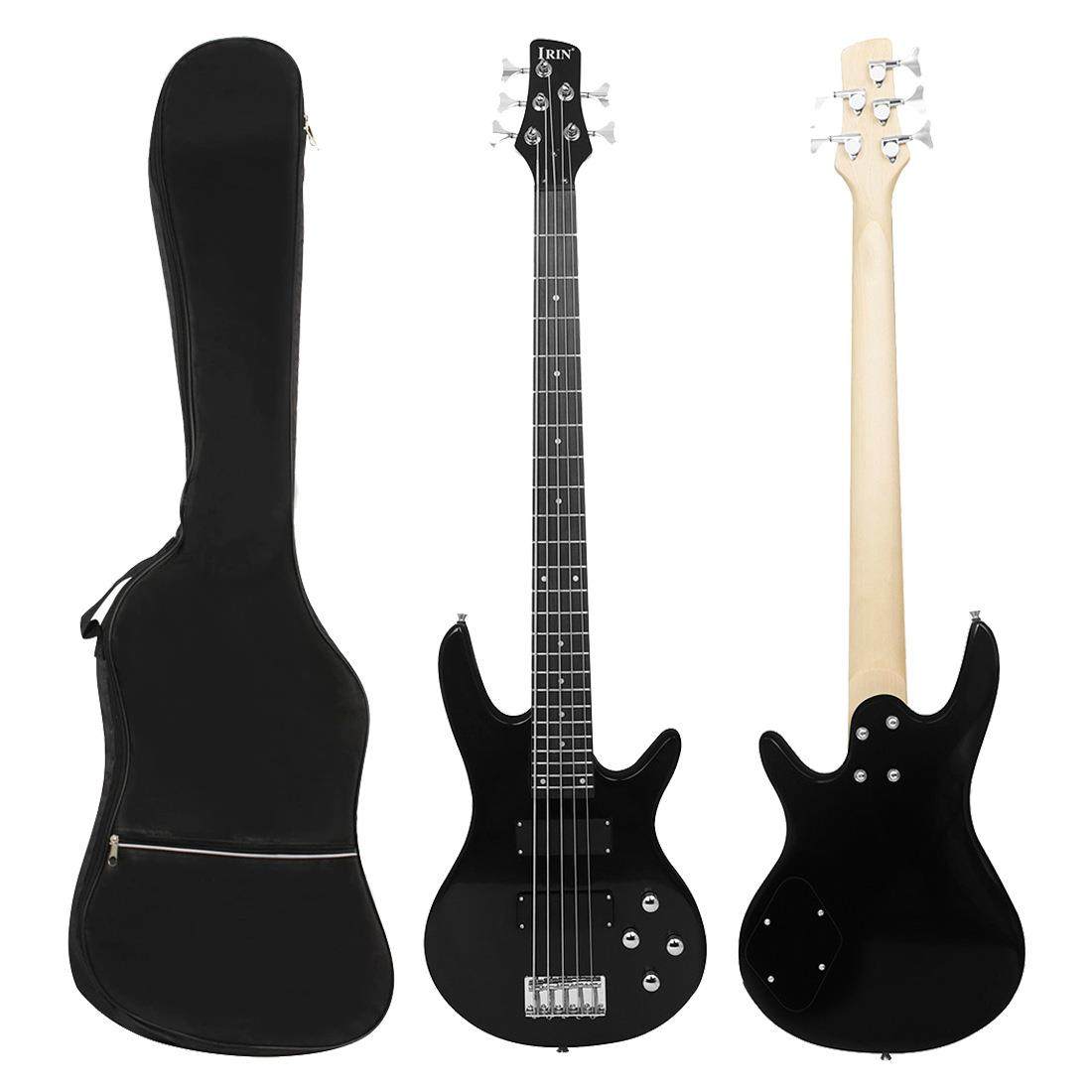 跨境热销5弦黑色电贝斯五弦电贝司初学入门演出乐器低音吉他贝司