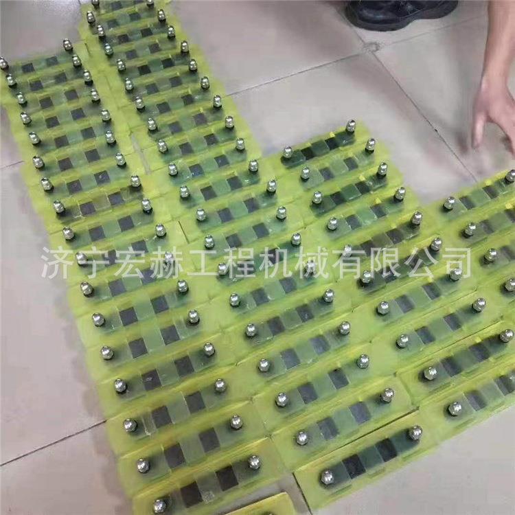 钩机履带胶EX200-5 EX120-6/3挖掘机履带板橡胶板 橡胶履带牵引块