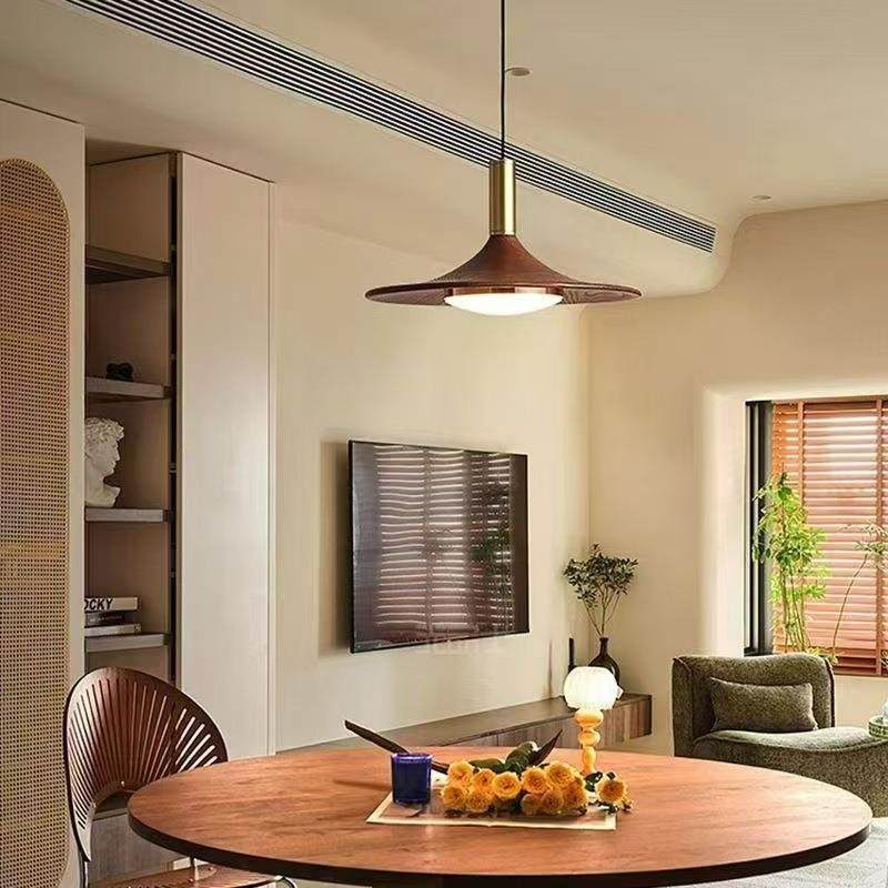 日式餐厅吊灯简约飞碟吧台吊灯胡桃木创意卧室床头吊灯,橡塑材料及制品,亚克力管/有机玻璃管,淘宝优惠券,粉丝福利购,淘宝优惠卷