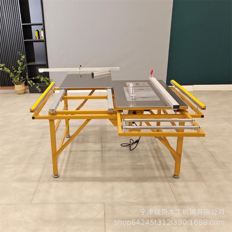 木工双隐形推台锯电动无尘子母锯JT160折叠裁板锯机设备生产