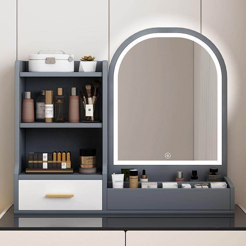 led化妆镜带灯收纳盒一体台式桌面卧室梳妆台补光梳妆镜子轻奢风,机械设备,其他机械设备,淘宝优惠券,粉丝福利购,淘宝优惠卷