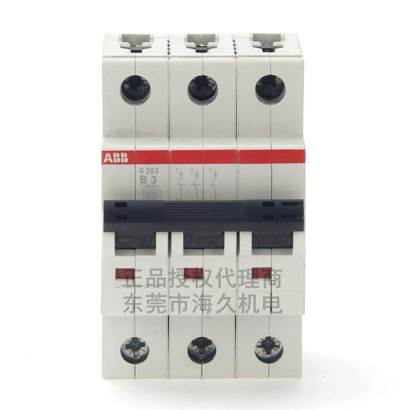 ABB低压开关S200系列交流断路器S203-B10;2CDS253001R0105