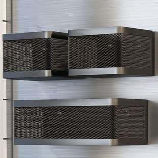 厨房置物架磁吸冰箱盒侧收纳侧面磁铁挂篮姜蒜筐洞洞板免打孔