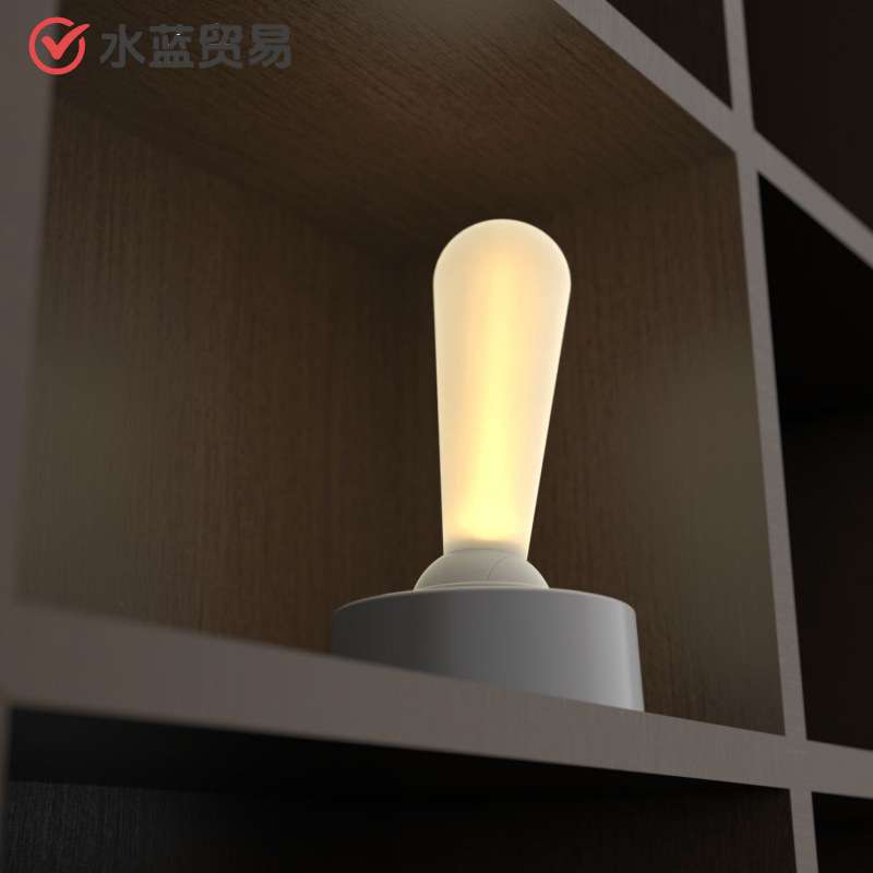 拨动摇杆小夜灯科家居床头桌面氛围台灯科技感充电式柔光伴睡夜灯
