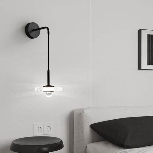 意式极简全铜轻奢设计师创意简约氛围卧室梳妆台吧台书房网红壁灯