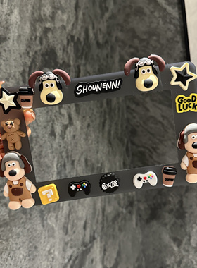 86/90双联开关贴墙贴保护套客厅卧室家用灯墙壁插座装饰现代简约