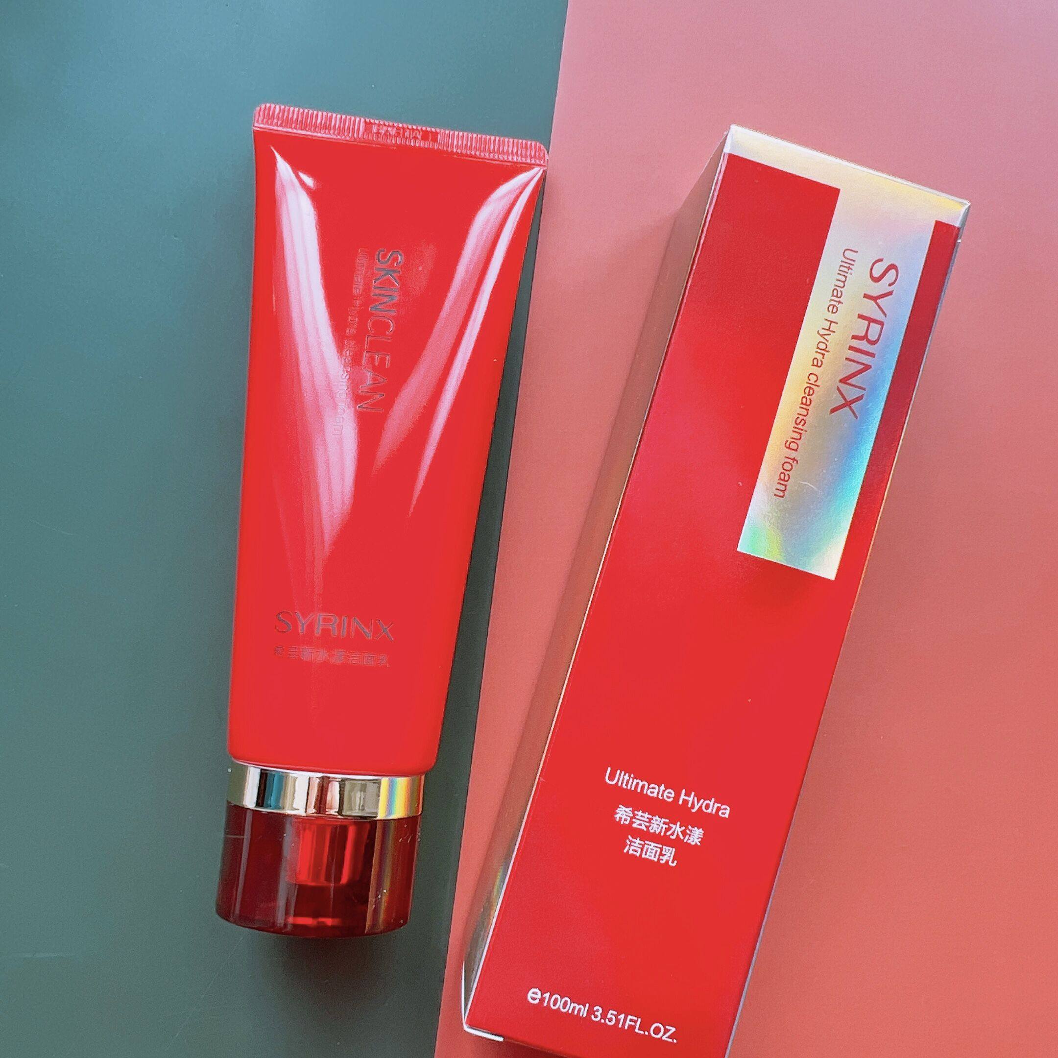 希芸新水漾洁面乳100ml深层清洁不紧绷补水保湿温和泡沫洗面奶