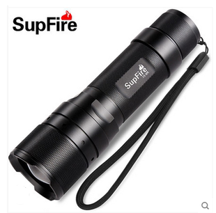 正品 L2变焦强光手电筒充电迷你LED户外灯防身远射 SupFire神火F3