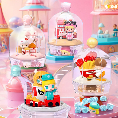 2025肯德基联名泡泡玛特玩具手办