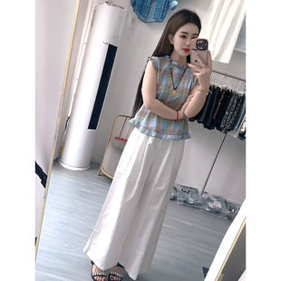 小飞袖 女套装 RIERA巨好看 上衣夏季 洋气大方得体穿搭 裤 时髦时尚