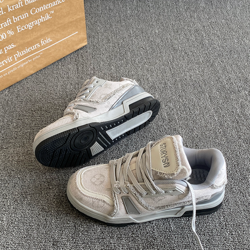 港风复古情侣板鞋男ins潮