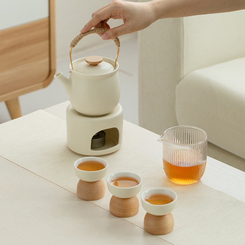 北风堂小提梁壶陶瓷泡温茶壶套装