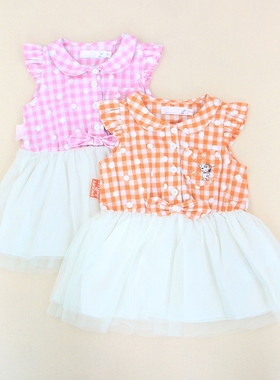 超值清仓 夏新款史努比专柜正品童装 女童韩版平织连衣裙50872