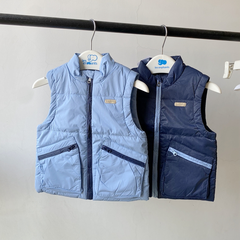 丽婴房正品儿童夹棉马甲背心