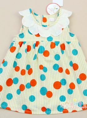 断码清仓 夏史努比专柜正品童装 女童韩版平织公主裙连衣裙40863