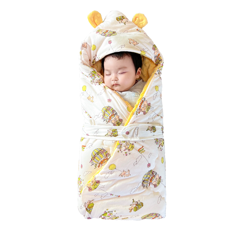 思萌包被初生婴儿春夏包单纯棉新生儿产房待产豆豆抱被宝宝襁褓巾