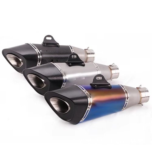 60MM摩托车改装排气管尾段吉村R11排气尾喉消音器适S1000RR/春风