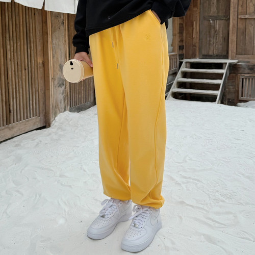 高端品质女大童加绒运动裤巨好穿