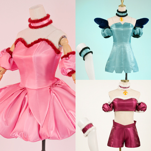 小五飘飘东京猫猫cos服 桃宫莓 蓝泽薄荷 黄步铃 cosplay征集