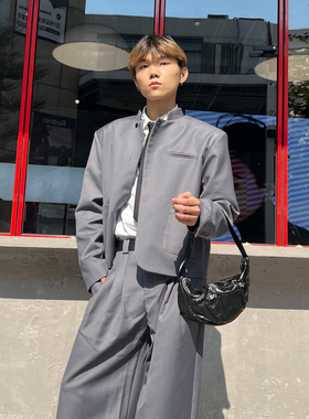 NIN小众设计款皮质饺子包褶皱百搭单肩手提包男女ins原宿小包简约