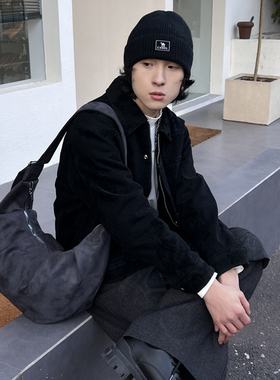 NIN原创设计款ins单肩腋下斜挎大容量饺子慵懒风托特挎包男女街头