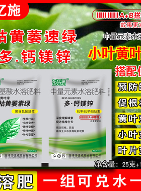 枯黄萎速绿小叶黄叶绿生根壮苗剂绿叶促花壮花壮果预防缺素水溶肥