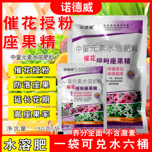 授粉催花素座果精坐果灵座果药沾花药促花壮果防落素促开花叶面肥