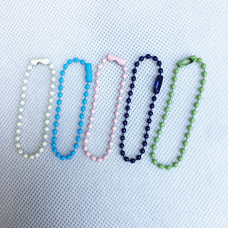DIY 주얼리 액세서리 펜던트 금속 있는 잠금장치 체인 철제 체인 체인. 색깔 체인 비즈  이미지 5