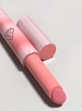 3ce唇冻口红镜面唇釉固体唇蜜半日茶素颜裸色系果冻唇膏沁光白桃